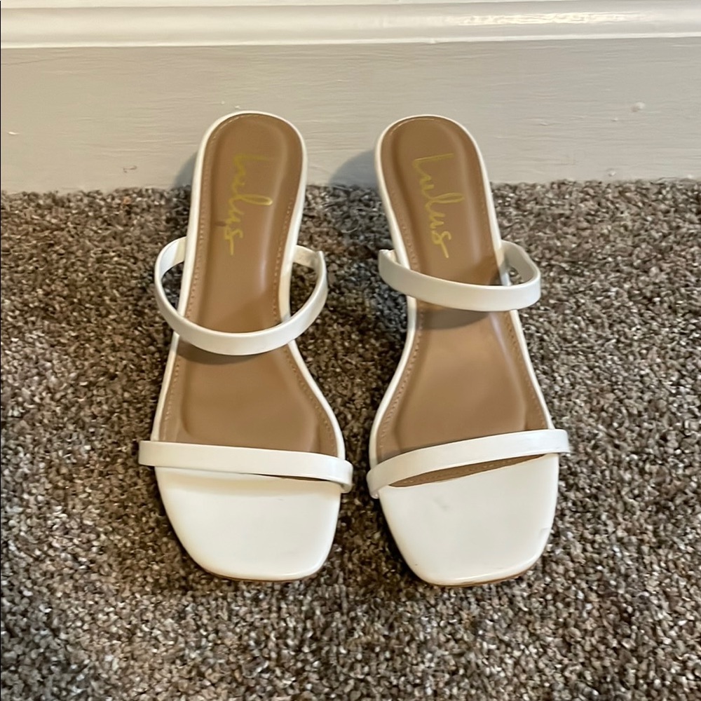 Lulus White Strappy Women's Sandals